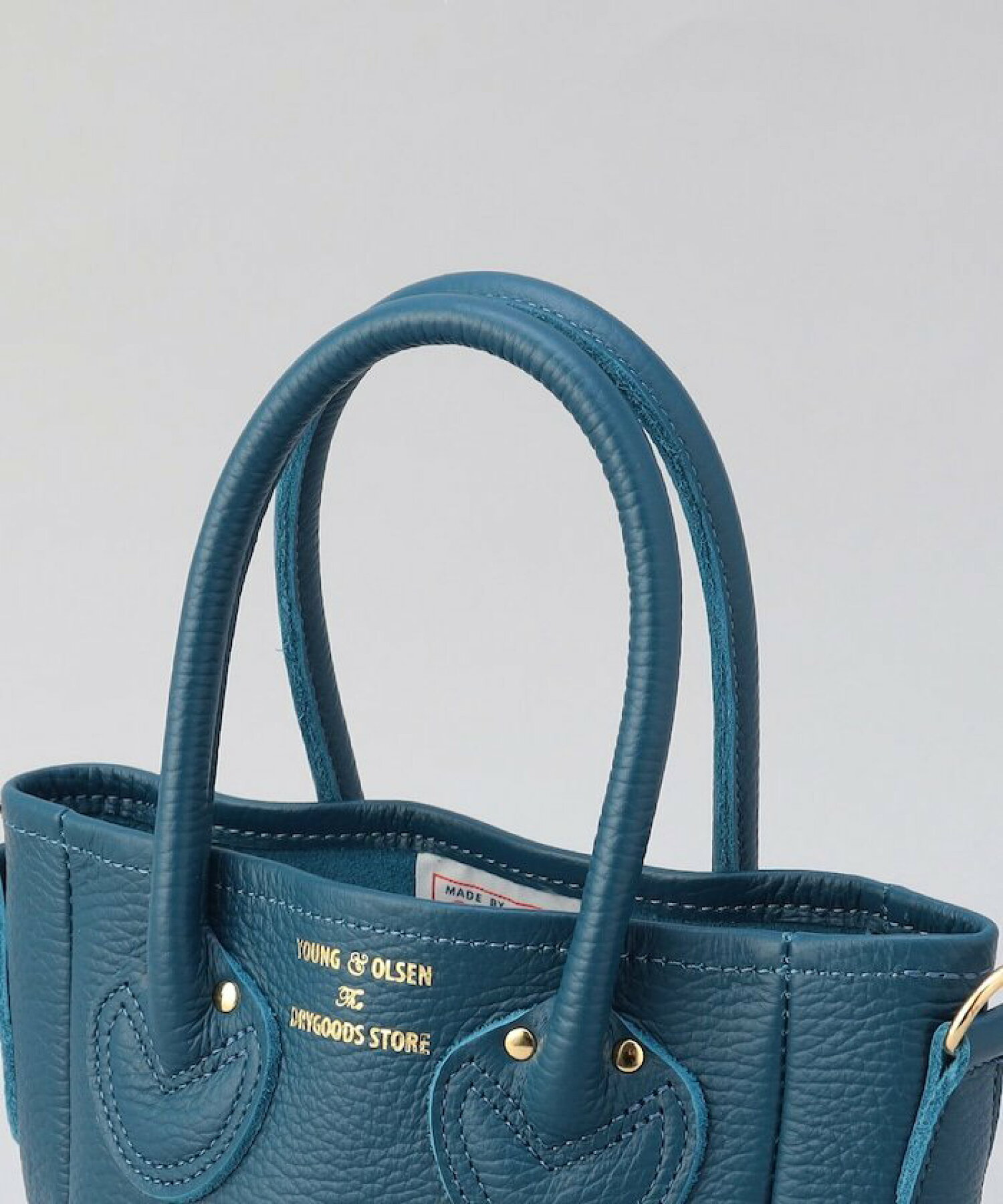 EMBOSSED LEATHER TOTE BAGXS